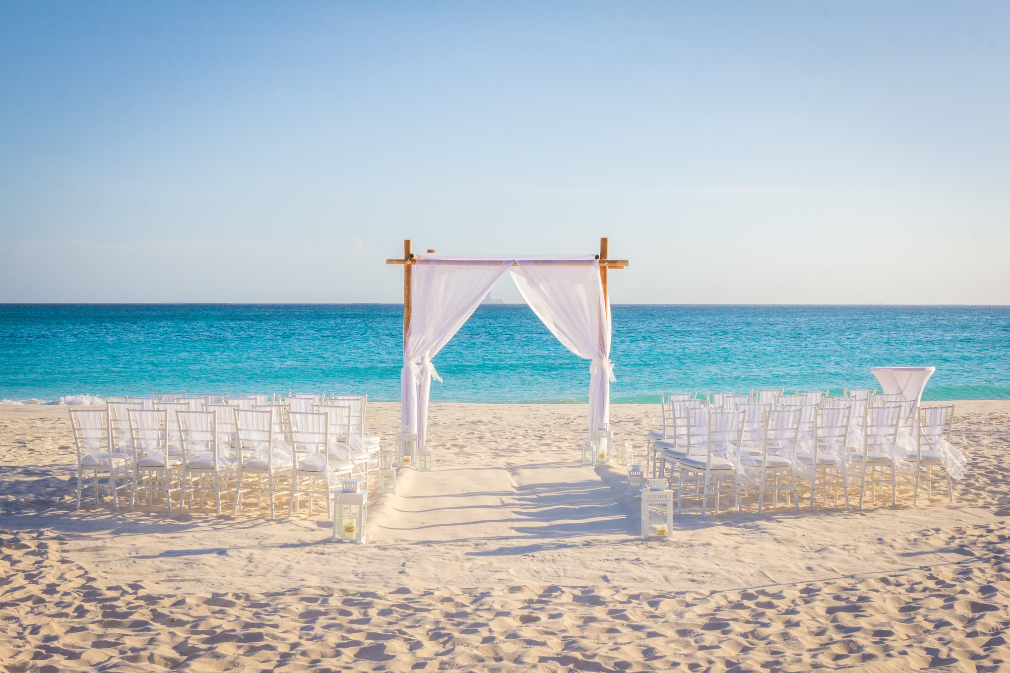 Wedding venue at the beach 